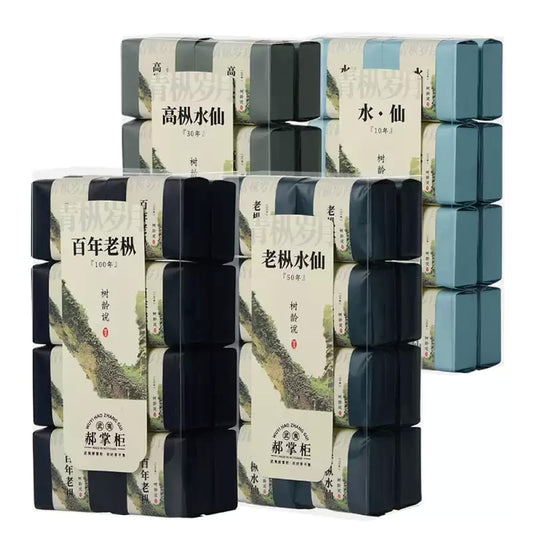武夷岩茶,武夷山大红袍茶叶百年老枞水仙散装,133g*4,Shipped from China