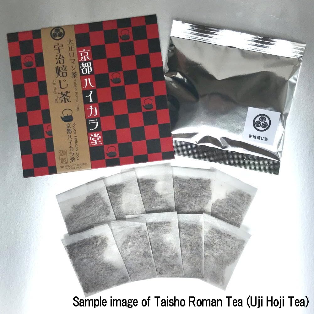 Taisho Roman Tea "Taiwan Oolong Tea", Roasted oolong tea from Taiwan, 2g×10 Tea Bags (Pack of 1), Net Wt. 0.71oz(20g)