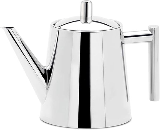 Easyworkz Stainless Steel Teapot with Removeable Infuser 27 oz Stovetop Tea Maker for Fruit Herbal and Infusion Tea