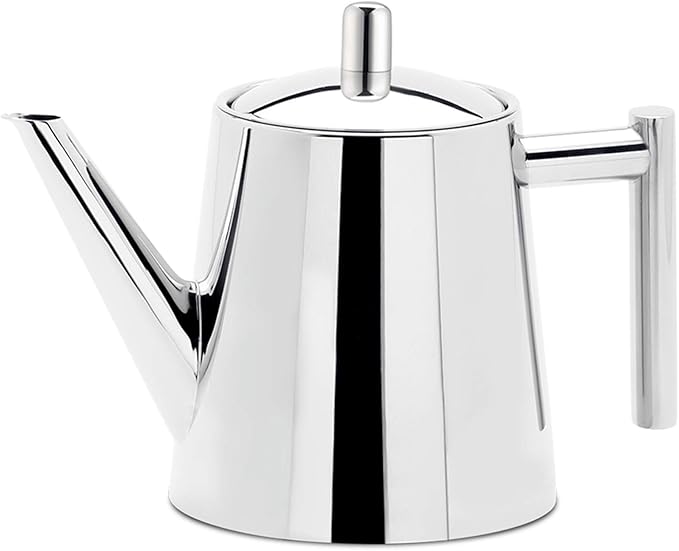 Easyworkz Stainless Steel Teapot With Removeable Infuser 50 oz (1500ml) Stovetop Tea Maker for Fruit