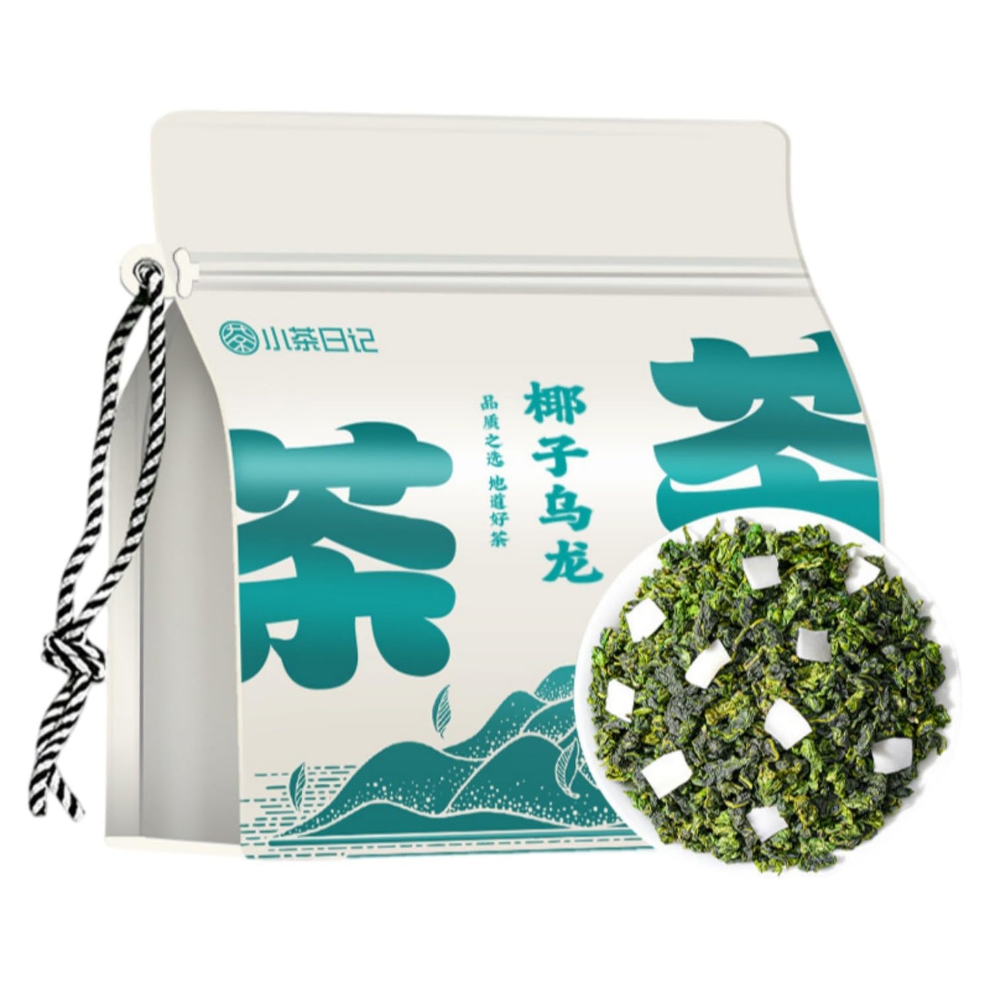 椰子乌龙正宗安溪铁观音 Chinese Tieguanyin Oolong Tea 调味茶高山 Natural Loose Leaf Tea,Chinese Tea, Sulfur Free 【挂耳袋椰子乌龙】1袋250g Flower tea,dark tea,loose tea