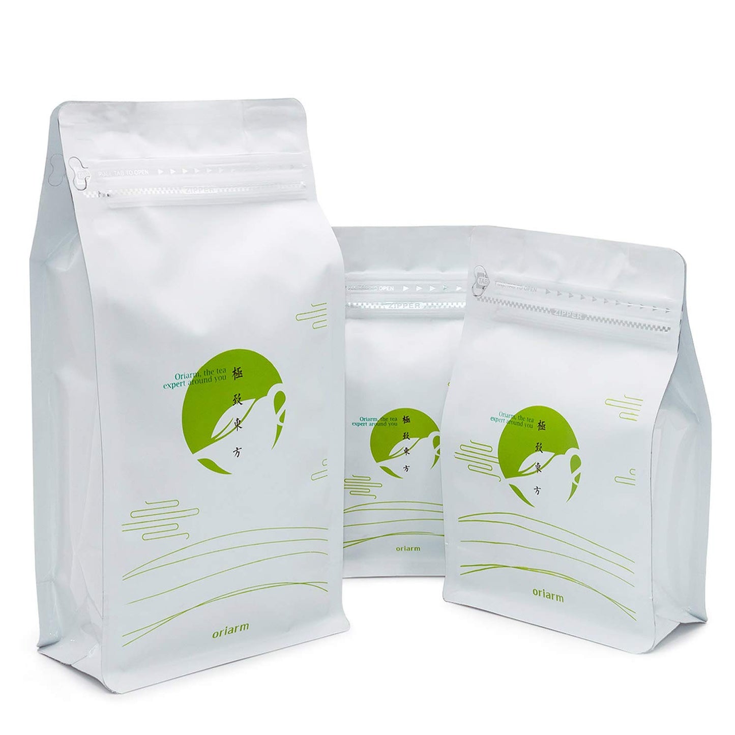 Oriarm Lapsang Souchong Lightly Smoked Black Tea Loose Leaf - Wuyi Mountains Black Tea Zheng Shan Xiao Zhong from Fujian China - 225g Ziplock Resealable Bag