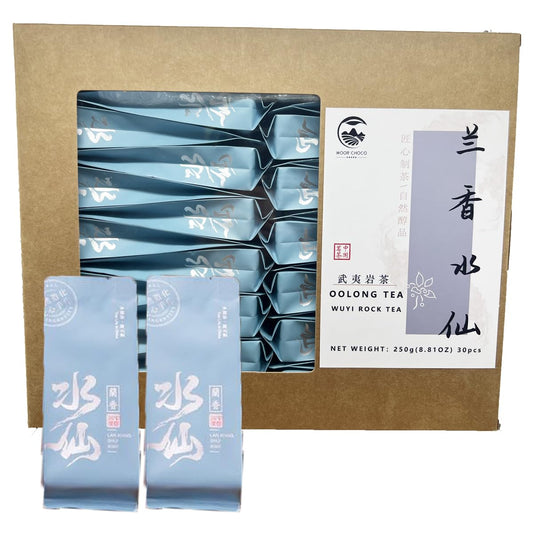 兰香水仙 乌龙茶250g Chinese Top10 Famous Tea – Wuyi/Oolong Tea Narcissus tea Rock tea – 30 Count Tea Bags, Net Wt. 8.81oz