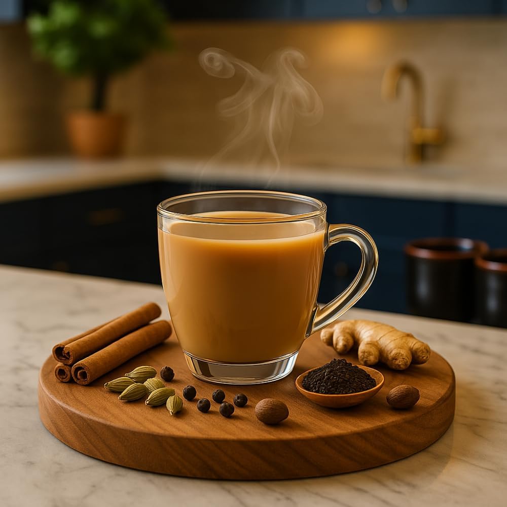 ‎Royal Chai | Masala Chai Sweetened | 10 Count Single Box | All Natural, No Preservatives | Premium Instant Tea | Made in the UK