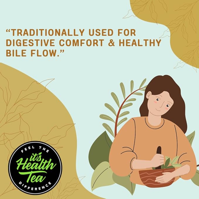 Boldo Herbal Tea — Traditionally Used for Digestive Comfort & Healthy Bile Flow, 35 Filtered Tea Bags Included, Caffeine-Free, Gluten-Free