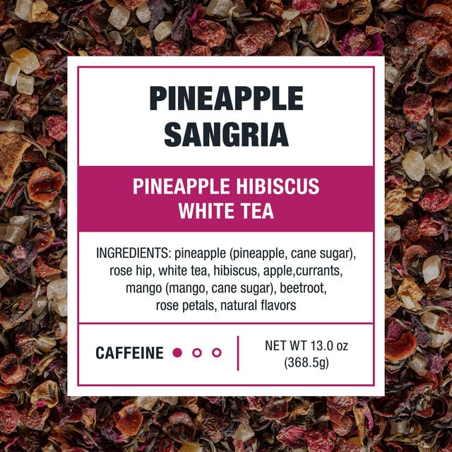 Tiesta Tea Pineapple Sangria Cold Brew Loose Leaf Iced Blend 64oz