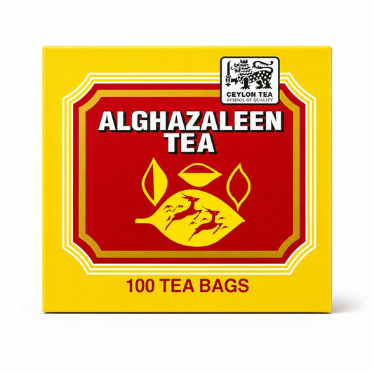 Alghazaleen Pure Ceylon Black Tea Bags, 100 Count, 2g Each, 200g