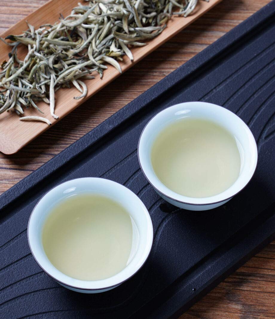 Silver Needle White Tea, Fresh Loose Leaf, Chinese White Tea, Healthy Daily Drink, From Hence Tea (1 Pack)