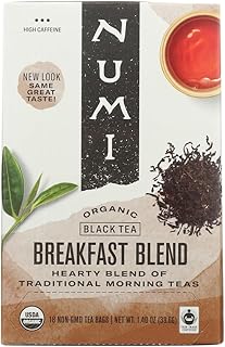Organic Teas and Teasans, 1.4oz, Breakfast Blend, 18/Box