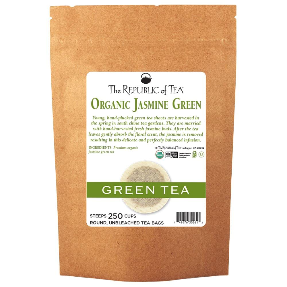 The Republic of Tea - Organic Jasmine Green Tea, 50 Tea Bags
