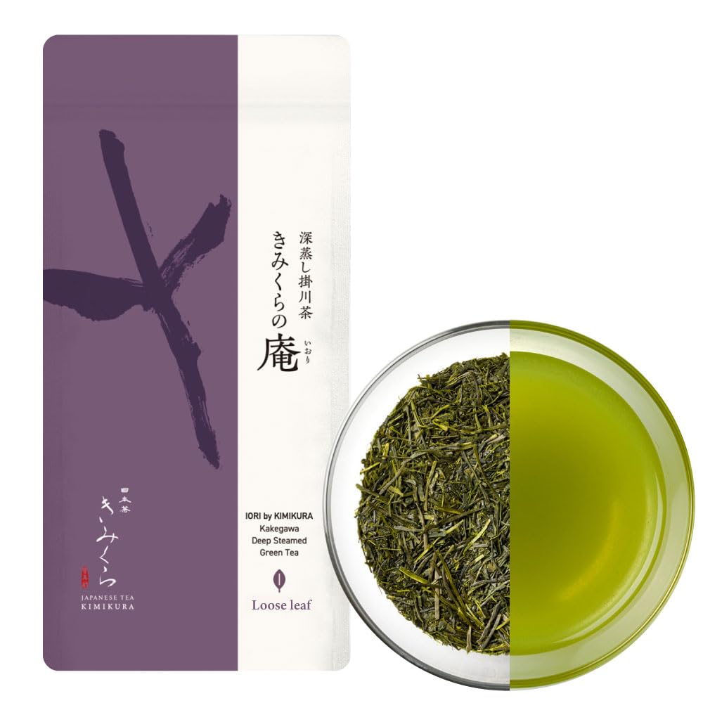 Premium Fukamushi Sencha Green Tea Loose Leaf from JAPAN | Japanese Tea KIMIKURA | IORI by KIMIKURA (100g/3.5oz)