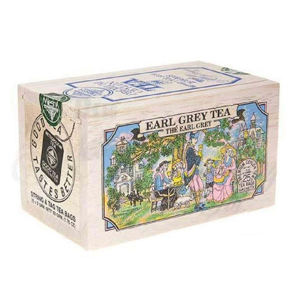 Metropolitan Earl Grey Tea In Decorative Wooden Box 25ct