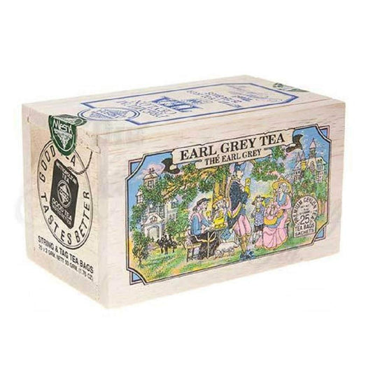 Metropolitan Earl Grey Tea In Decorative Wooden Box 25ct