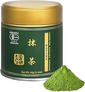 YEDOENSIS Premium Matcha - Organic Japanese Green Tea Matcha Powder, JAS Certified Organic, Vegan, Gluten-Free (40g)