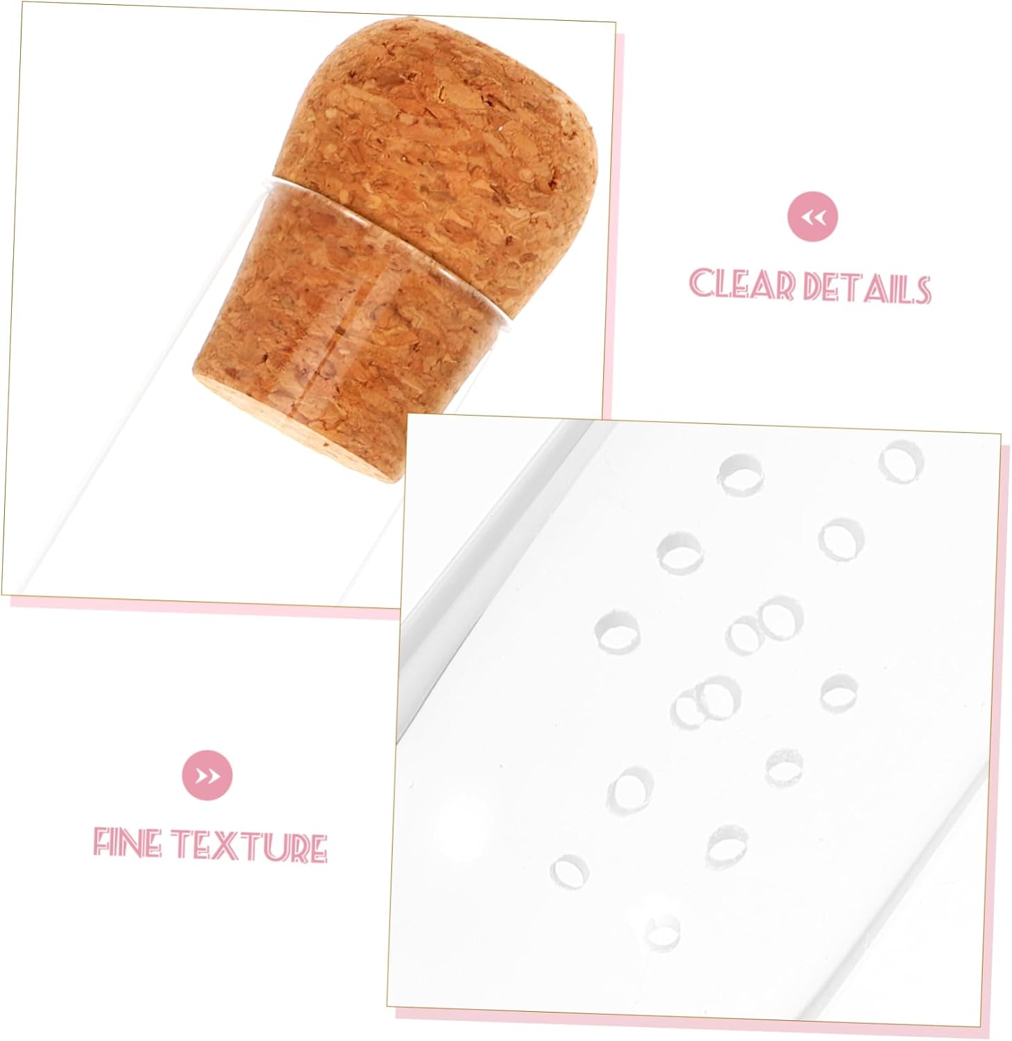 MAGICLULU Glass Tea Infuser Lid High-Temperature Resistant Loose Leaf Tea Strainer Reusable Glass Tube for Home Use