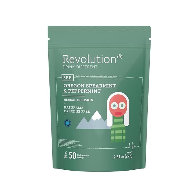 REVOLUTION TEA® Southern Mint [THE ORIGINAL] – Oregon Spearmint & Peppermint – Premium Full Leaf Tea