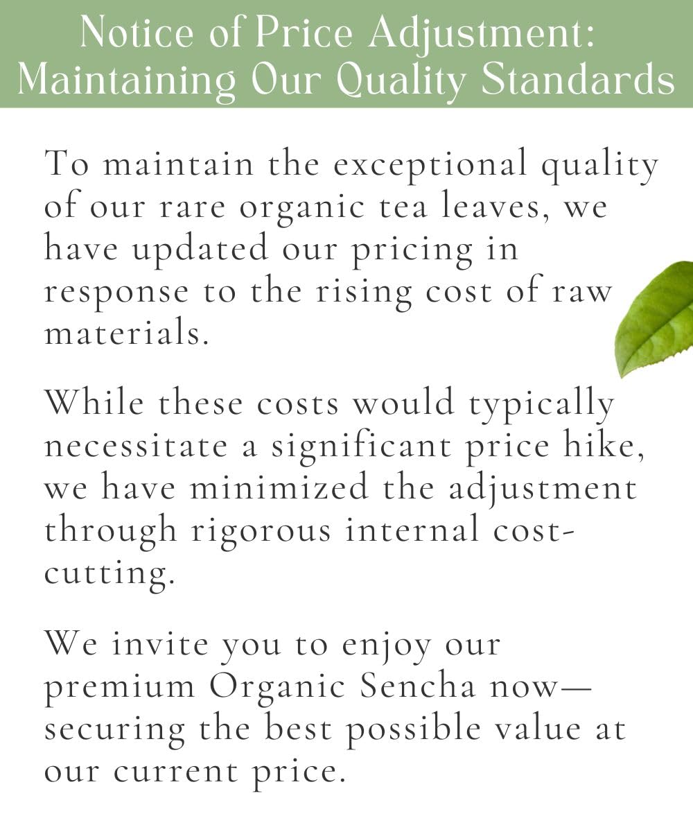 Misty Leaf, Organic 1st Flush Sencha, Loose Leaf Japanese Green Tea (2.82oz)