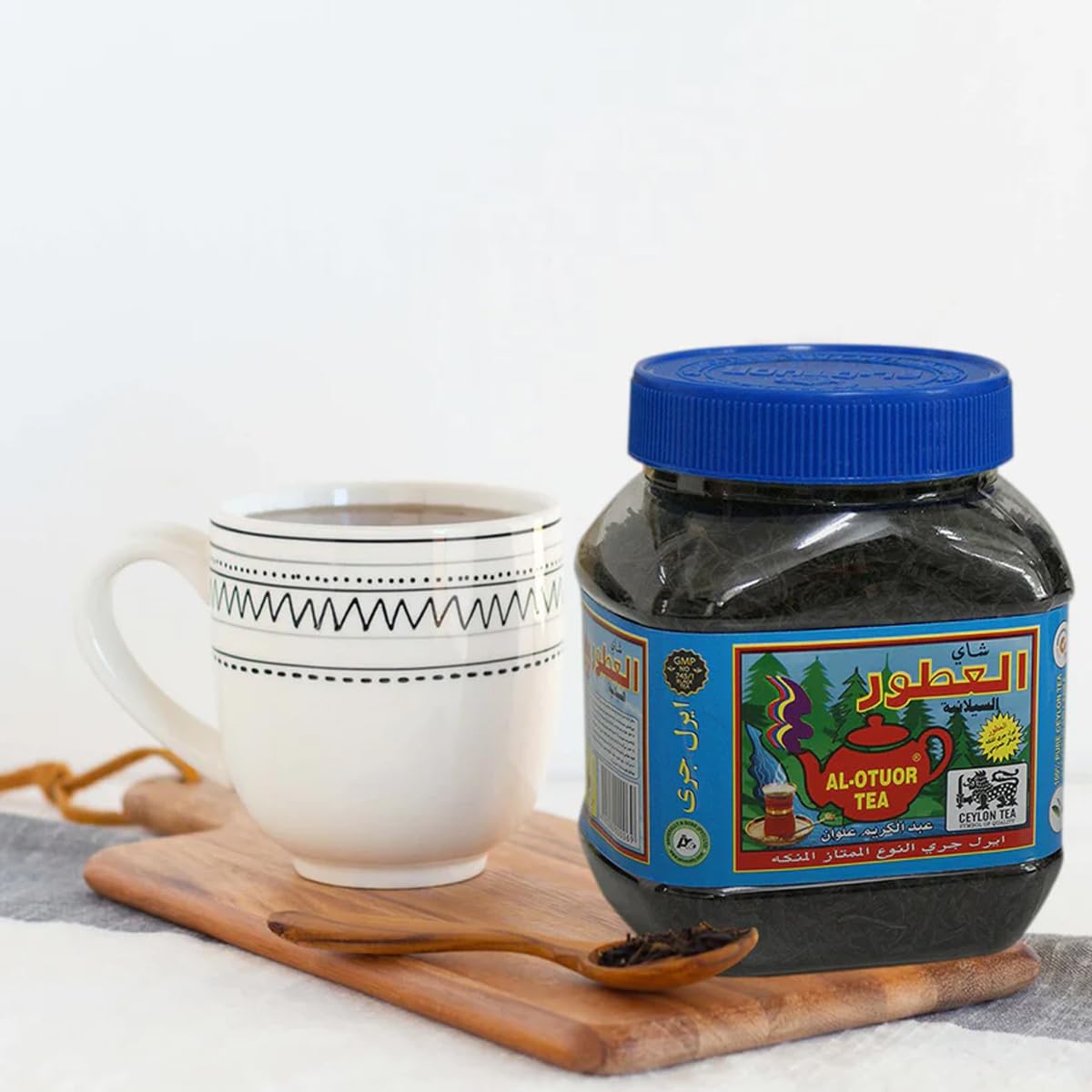 Tea4U Earl Grey Loose Leaf Black Tea – Pure Ceylon Blend with Bergamot – Bold, Citrusy & Refreshingly Soothing Classic Brew – 7.05 oz - Pack of 1