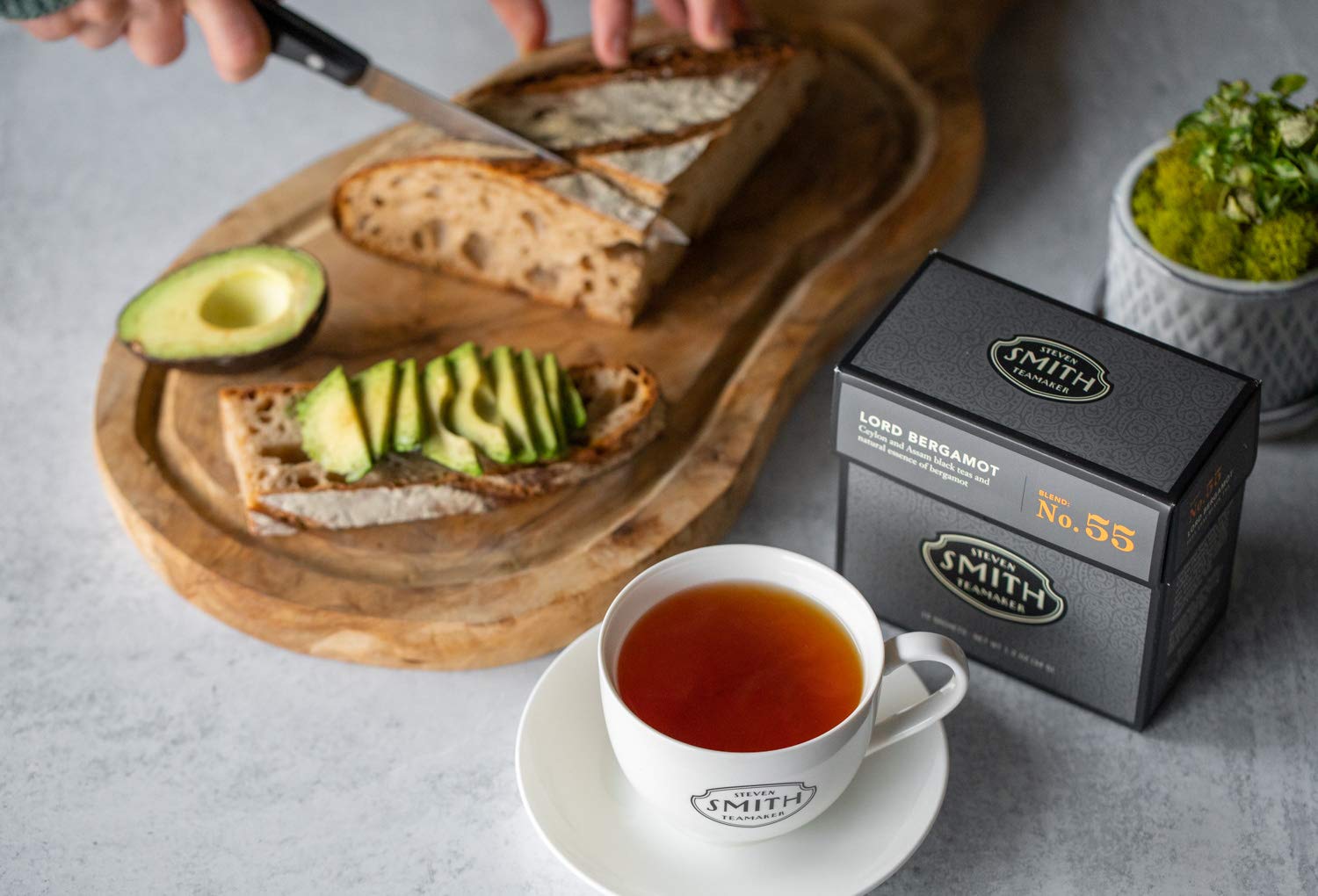 Smith Teamaker | Lord Bergamot No. 55 | Caffeinated Full Leaf Earl Grey Black Tea with Italian Bergamot Oil; 6 Pack (90 Sachets, 1.2oz each)