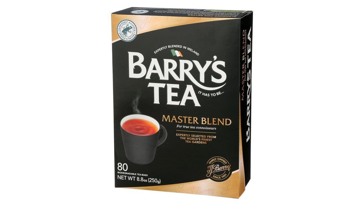 Barry's Tea 80ct Black Tea | Master Blend | Imported Irish Tea | 1 Pack