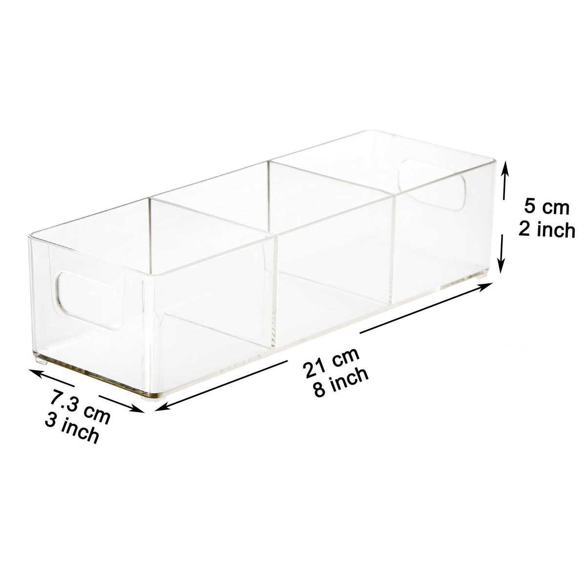 Youngever 2 Pack Plastic Tea Packet Organizers, Tea Bag Holder, Tea Bag Storage, 8.5" x 3" x 2"