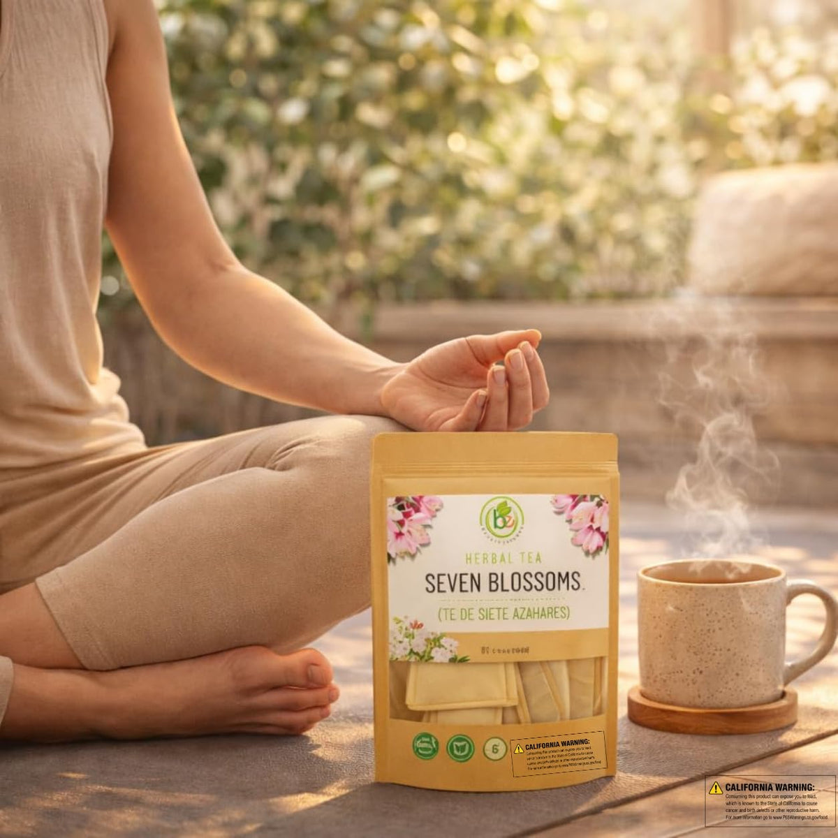 B-Experts 7 Siete Azahares Té (Seven Blossoms Tea) – 60 Tea Bags – 100% Natural, Vegan, Herbal – Gluten-Free, Non-GMO – by