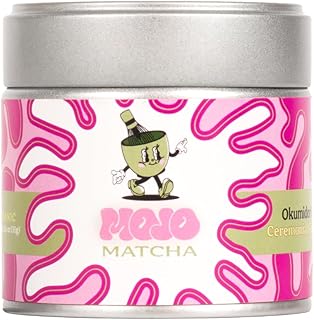 Mojo Matcha Ceremonial Grade Matcha Powder Organic Matcha Ceremonial Grade Japanese Matcha Tea Powder Organic - 1.06 oz (Okumidori)