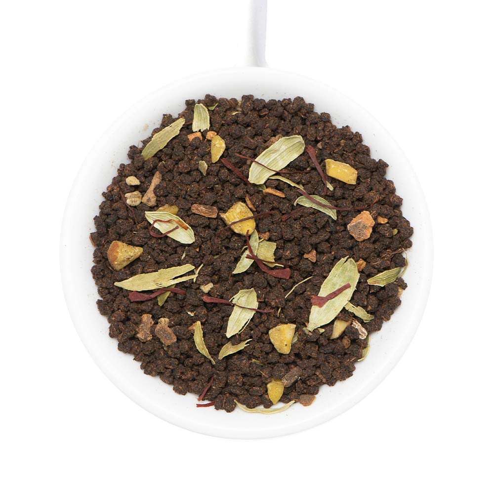VAHDAM Saffron Spiced Chai Loose Leaf (3.53oz|50+ Cups) Premium Masala Chai