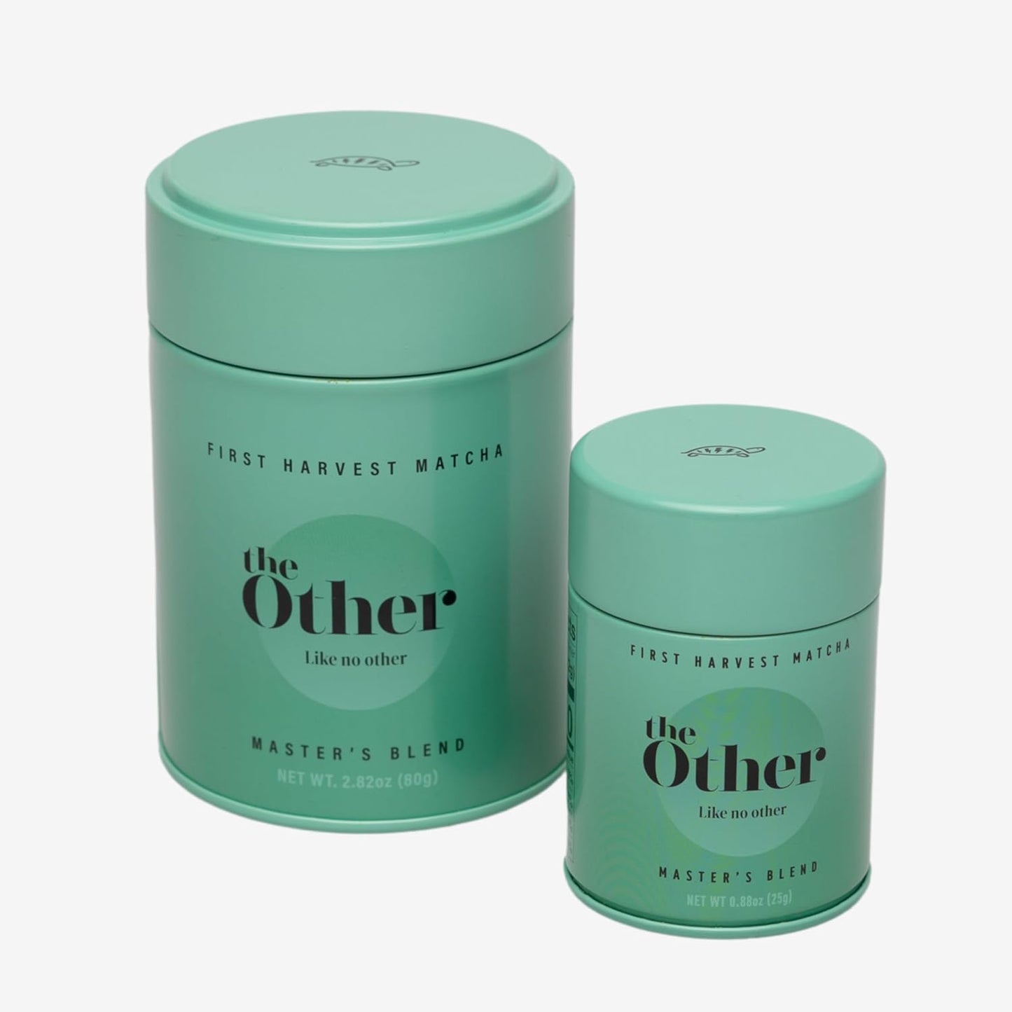 TheOther Matcha Powder Ceremonial Grade Matcha Powder - Japanese Matcha Powder Master’s Blend - Premium Green Tea Teal Tin - 25g