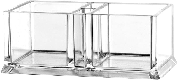Small Tea Box for Coffee Sugar Bags Holder 5.8x3.2x2.36 inch,Transparent Coffee Sugar Bags Organizer for Home Containers