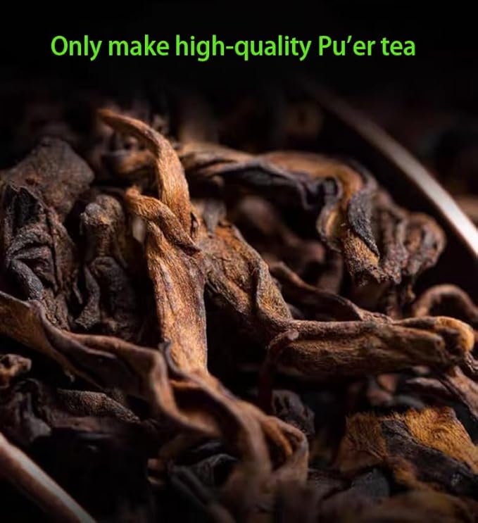 Premium Pu-erh Tea-pu erh leaf，5.64oz/160g-pu-er ripe tea-陈年普洱 (pu erh tea leaf)