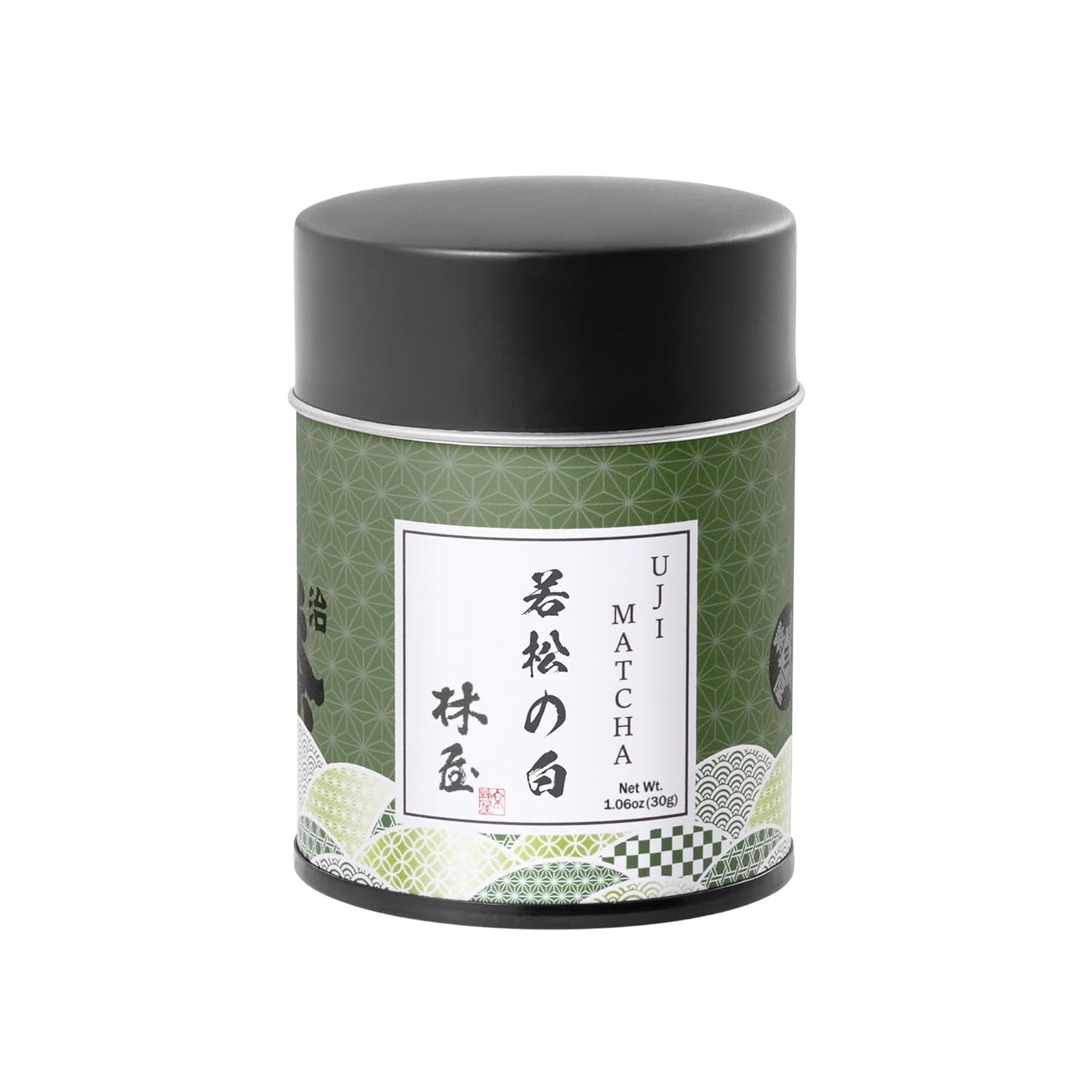 Hayashiya Matcha Powder - Wakamatsu - Kyoto Uji Ceremonial Grade, First Harvest Authentic Japanese Matcha Green Tea Powder (30g / 1.06oz)