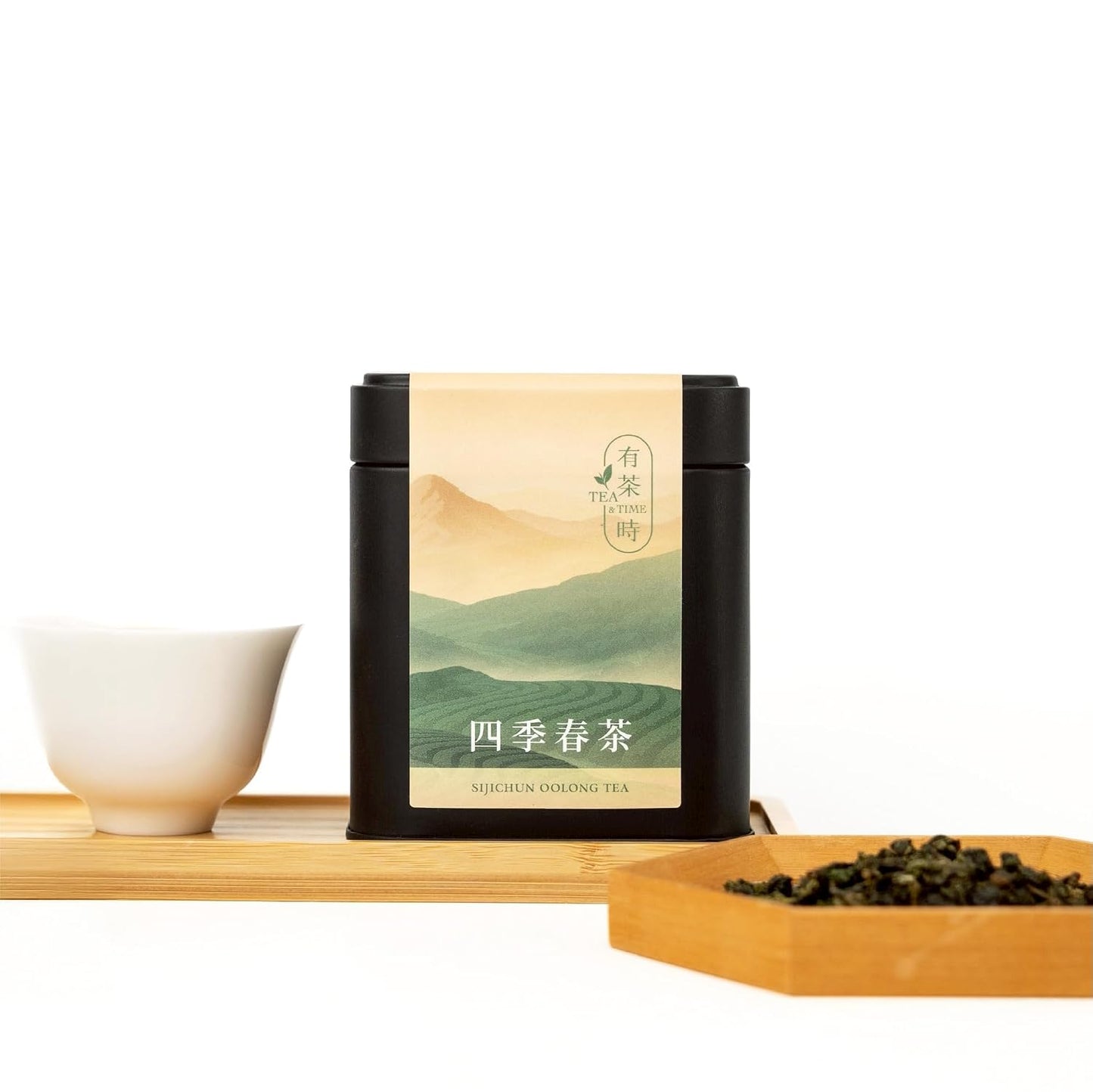 TEA &amp; TIME Oolong Tea Loose Leaf – Four Seasons Spring Oolong (Sijichun), Premium Taiwanese Oolong Tea, Fragrant Chinese Tea Leaves, Fresh Aroma, (100g / 3.5oz)