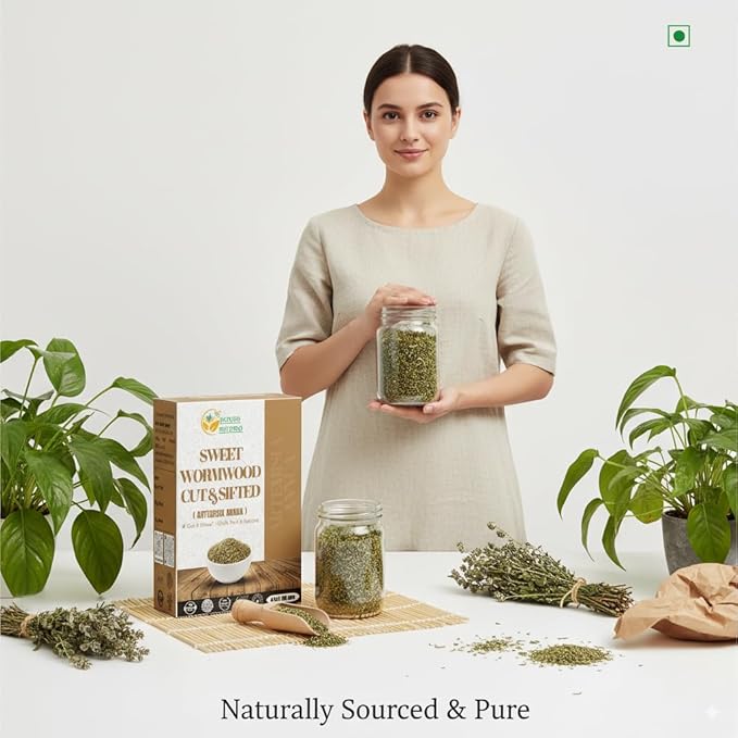 Herbs Botanica Sweet Wormwood Herb Tea Loose Leaf Artemisia Annua/Qinghao Sweet Annie Wormwood Loose Leaves Herbs Non GMO Dried 100% Guaranteed