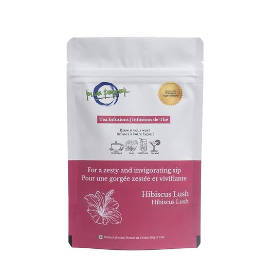 Blue Pepper Hibiscus Tea Infusion, Hibiscus, Mint, Black Seeds, Cinnamon & Moringa, Caffeine-Free Natural Beverage