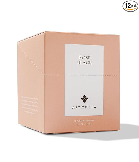 Art of Tea, Rose Black, 12 Count Sampler Box