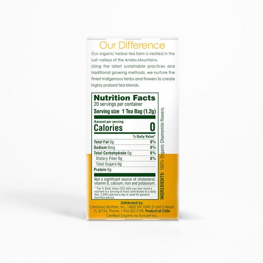 Garden of the Andes Kosher Organic Chamomile Herbal Tea