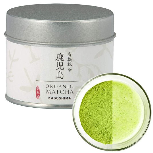 KIMIKURA Organic Ceremonial Matcha Green Tea Powder from Kagoshima Japan 30g/1oz Tin