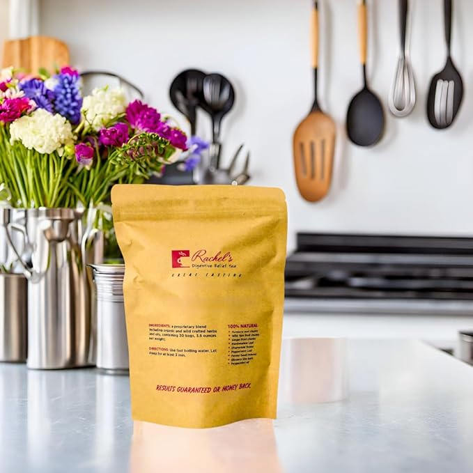 (120 Bags/240 Cups) Rachel’s Tea: Turmeric, Wild Yam, Ginger, Marshmallow, Chamomile, Peppermint, Fennel Slippery Elm