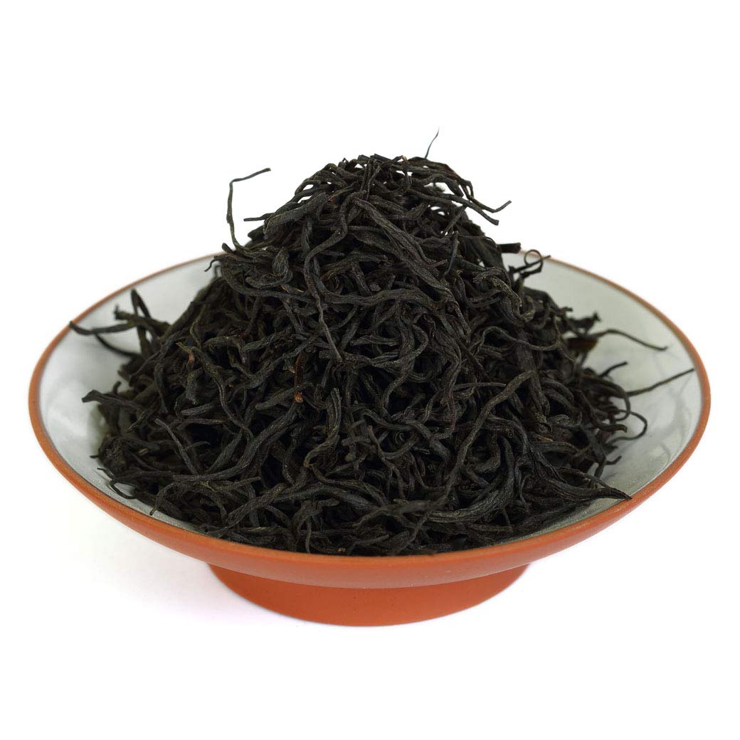 GOARTEA 2Pcs 250g / Total 17.6oz Supreme Black Tea Bags Lapsang Souchong Tea Loose Leaf Chinese Black Tea- Black Buds/No Smoky Taste