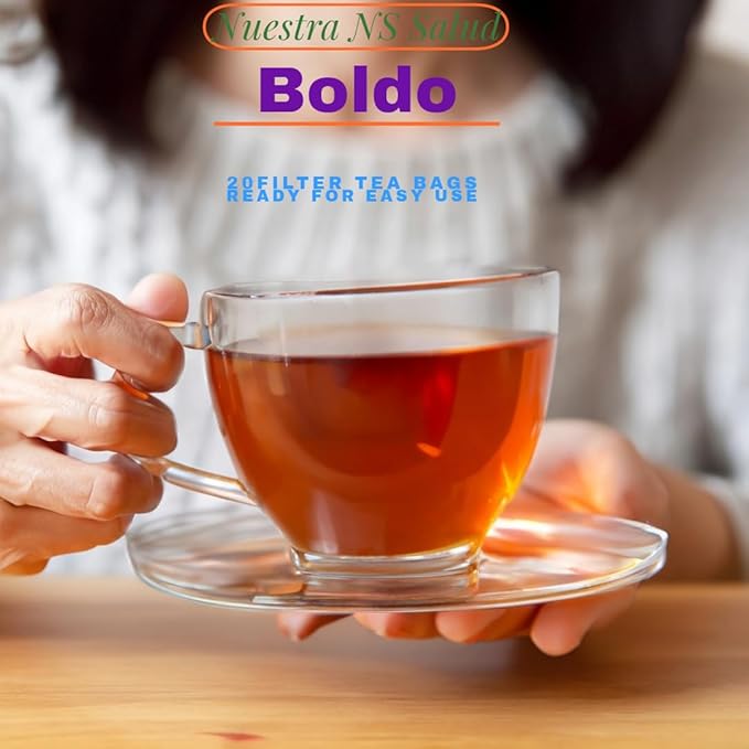 Boldo Leaves Tea Herbal Tea (20 Tea Bags) Detox Cleanser Tea