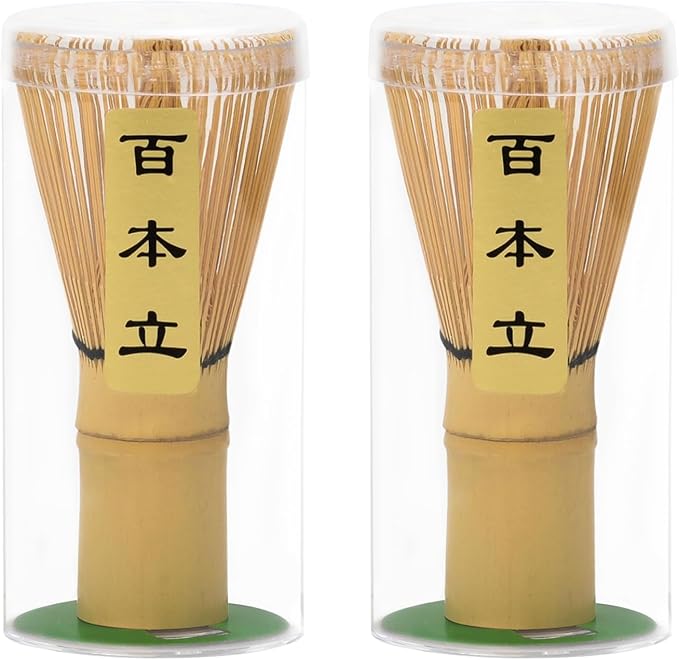 Bamboo Matcha Whisk for Matcha Tea Traditional Japanese Chasen Stirrer Wisk Mixer Brush Handcrafted Organic Matcha Preparation Tool for Frothy Fun and Authentic Tea Enjoyment