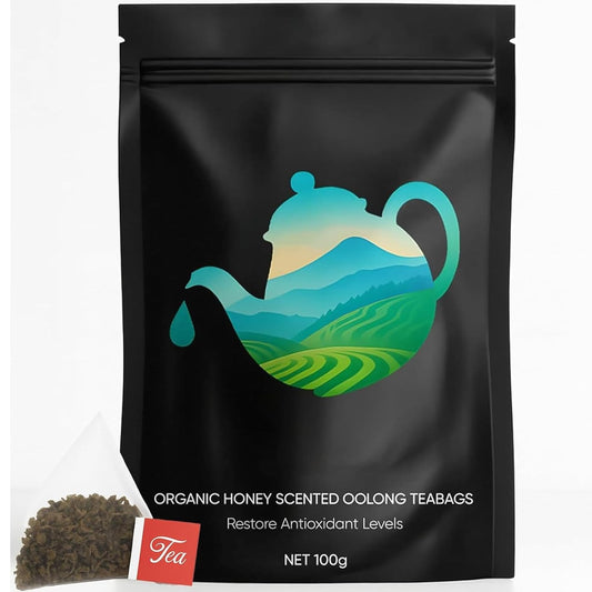 Oolong Tea Bags – Organic Whole Leaf Oolong – 20 Bags (5g Each) – Natural Relaxing Tea for Calm Mind &amp; Healthy Lifestyle – Premium Organic Oolong Tea (1)