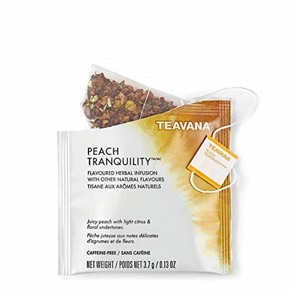 Teavana Lingtoolator vana Tea Sachets (Peach Tranquility, Pack of 6 Sachets)