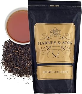 Harney & Sons Decaffeinated Earl Grey, Loose Leaf Tea, 16 oz