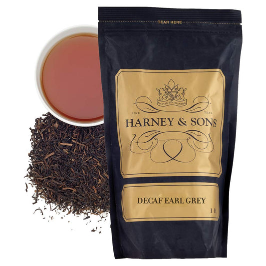Harney &amp; Sons Decaf Earl Grey Loose Leaf Black Tea, 1 lb Bag