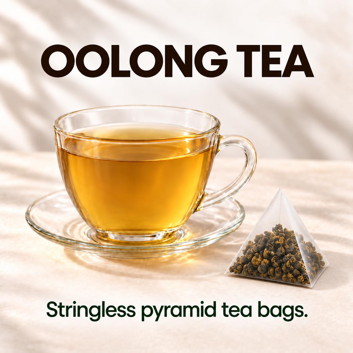 Tozzy Organic Oolong Tea – 100 Count, Plant-Based Pyramid Tea Bags