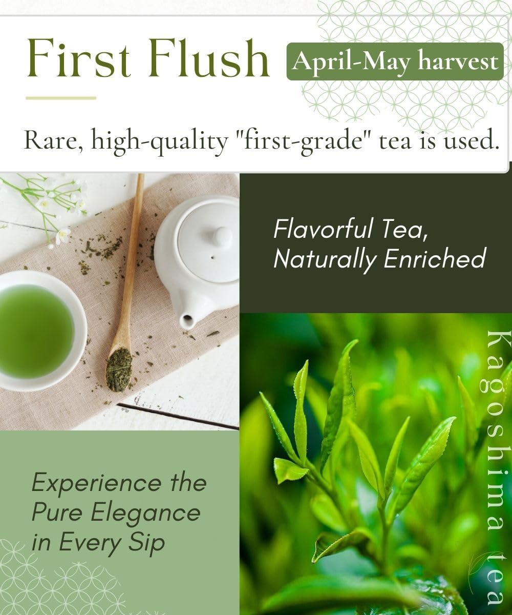 Misty Leaf, Organic 1st Flush Sencha, Loose Leaf Japanese Green Tea (2.82oz)
