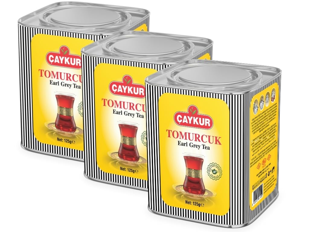 ÇAYKUR Earl Grey Tea Tomurcuk, Tea Buds, Loose Leaf with Natural Bergamot Aroma, Flavor Enhancer Young leaves Black Tea 125gr / 4.4 oz