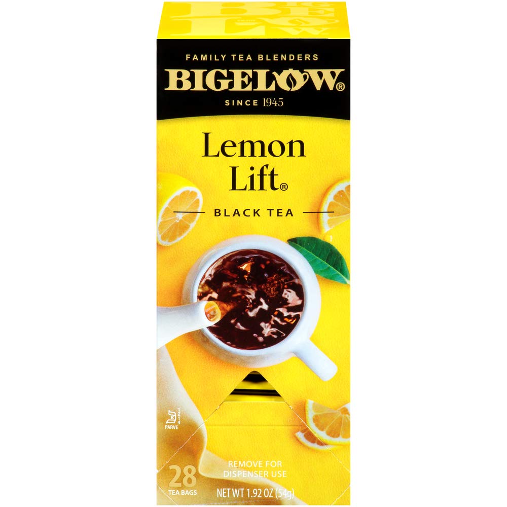 Bigelow Tea Bigelow Lemon Lift Black Tea Bags 28 Count (Pack of 1) Lemon Flavored Black Tea Naturally & Artificially Flavored